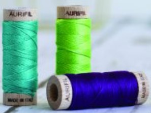 AuriFloss White 6 Strand 100% Cotton Embroidery Floss Spool, Aurifil  #PAF-2024