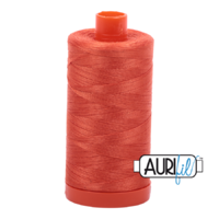 Dusty Orange 1154 Aurifil 50wt Thread - 1300M Spool 100% Cotton 2ply Italian Thread