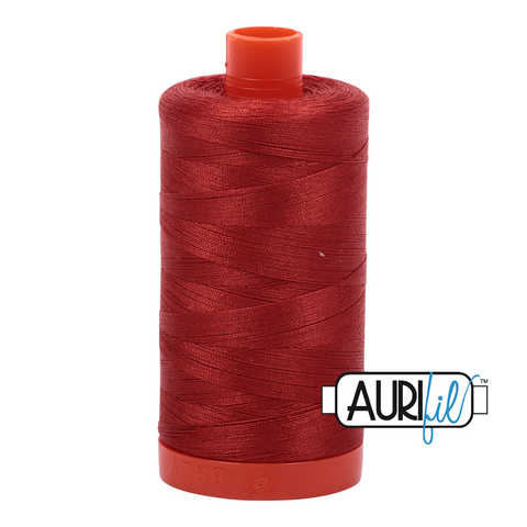 Pumpkin Spice 2395 Aurifil 50wt Thread - 1300M Spool 100% Cotton 2ply Italian Thread