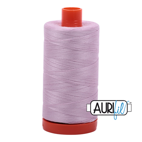 Light Lilac 2510 Aurifil 50wt Thread - 1300M Spool 100% Cotton 2ply Italian Thread