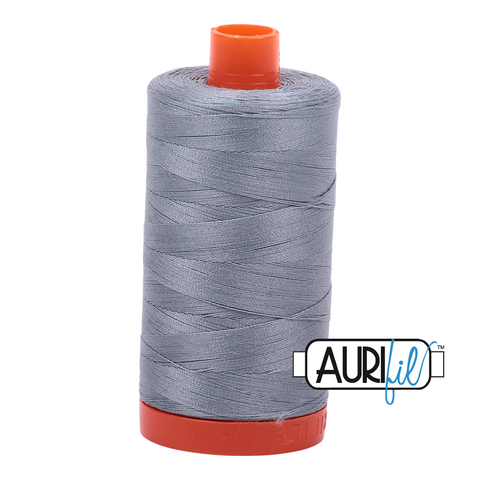 Light Blue Grey 2610 Aurifil 50wt Thread - 1300M Spool 100% Cotton 2ply Italian Thread