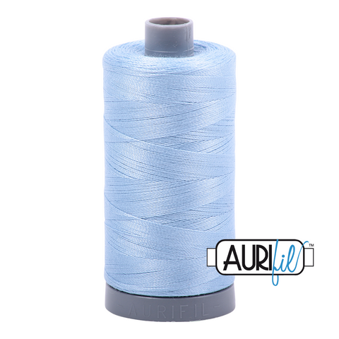 Robins Egg 2715 Aurifil 28wt Thread - 750M Spool 100% Cotton 2ply Italian Thread