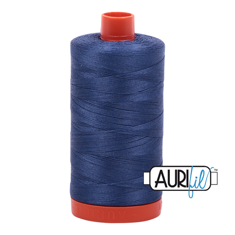 Steel Blue 2775 Aurifil 50wt Thread - 1300M Spool 100% Cotton 2ply Italian Thread