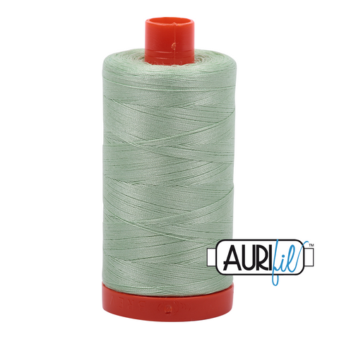 Pale Green 2880 Aurifil 50wt Thread - 1300M Spool 100% Cotton 2ply Italian Thread