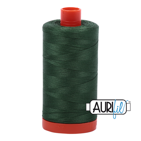 Pine 2892 Aurifil 50wt Thread - 1300M Spool 100% Cotton 2ply Italian Thread