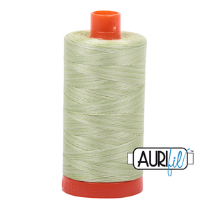 Light Spring Green 3320 Variegated Aurifil 50wt Thread - 1300M Spool 100% Cotton 2ply Italian Thread (Copy)