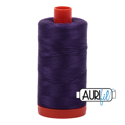 Eggplant 4225 Aurifil 50wt Thread - 1300M Spool 100% Cotton 2ply Italian Thread