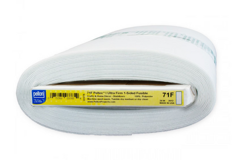 Pellon® 71F Peltex® 1-Sided Fusible Ultra Firm Stabilizer - by the Metre