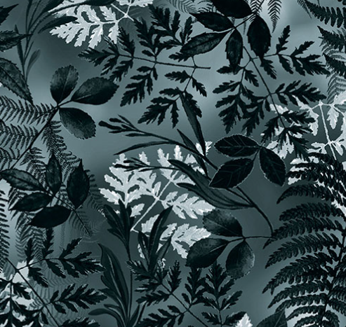 Benartex Fern Fantasy by Greta Lynn for Kanvas Studio 108" wide x 2.4 metre length - 12982W-11