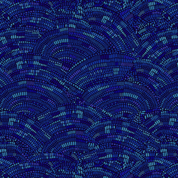 Studio E Mosaic by Chelsea DesignWorks in Azure Blue 108" wide x 2.4 metres # 6864-77