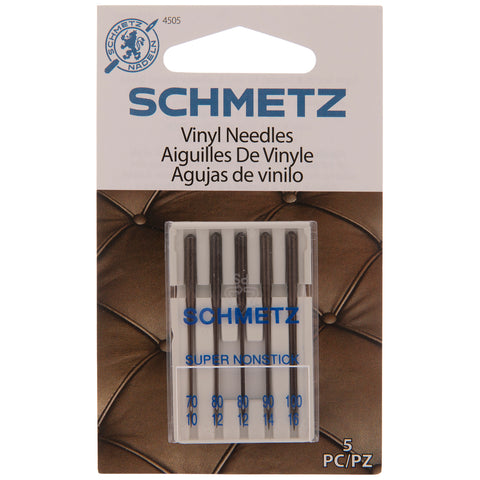 Schmetz Vinyl Super NonStick Combo 75/11, 80/12, 90/14 & 100/16 Machine Needles 4505 - 5 Pack