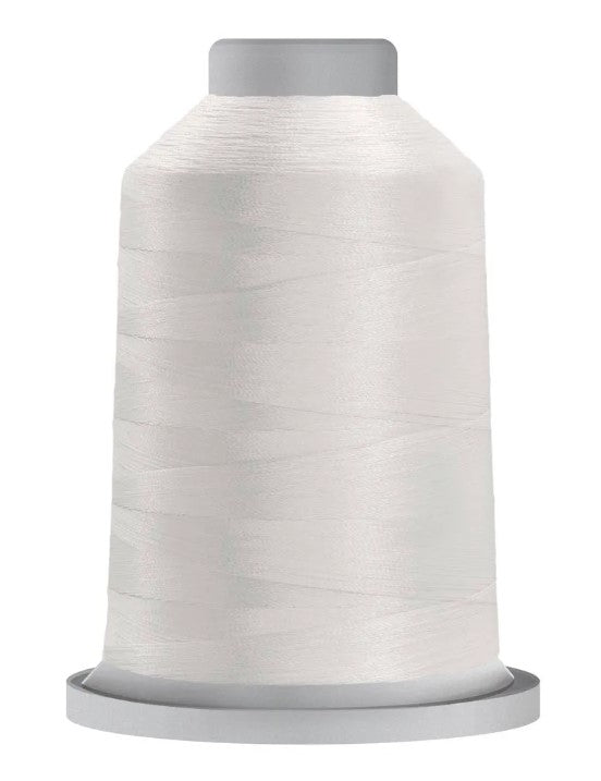 Glide Polyester 40wt Thread - White #10000 King Spool 5000 Metres – Tas ...