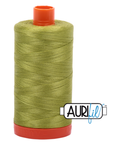 Light Leaf Green 1147 Aurifil 50wt Thread - 1300M Spool 100% Cotton 2ply Italian Thread