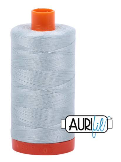 Light Grey Blue 5007 Aurifil 50wt Thread - 1300M Spool 100% Cotton 2ply Italian Thread