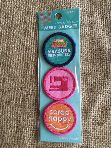 Moda Embroidered Merit Badges #4 - 3 Pack