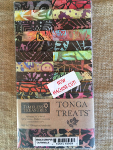 Carnivale 20 x 2 1/2 inch Strip Junior Tonga Treat - Batik